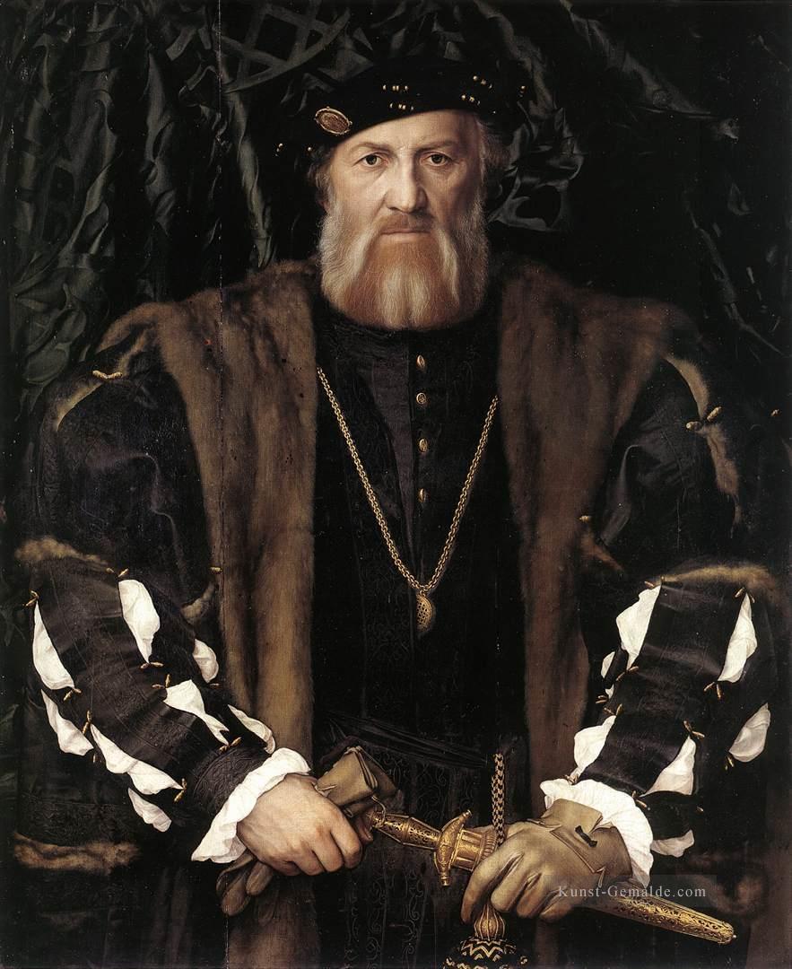 Porträt von Charles de Solier Lord of Morette Renaissance Hans Holbein der Jüngere Ölgemälde
